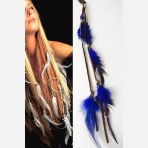 Fjer p Clips - Kongebl