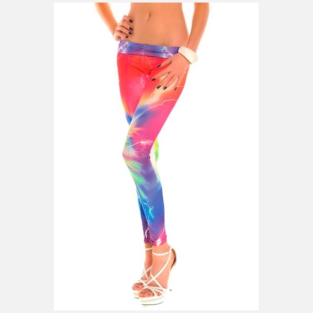 Leggings - Galaxy Neon