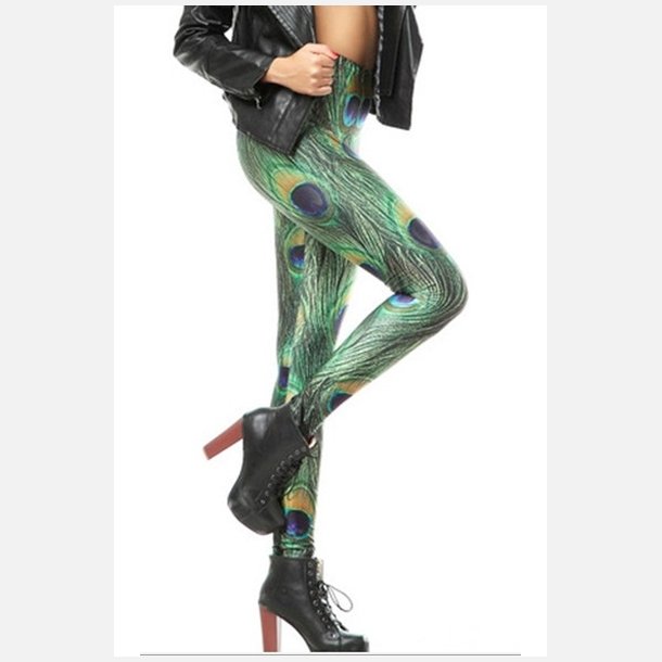 Leggings - Peacock