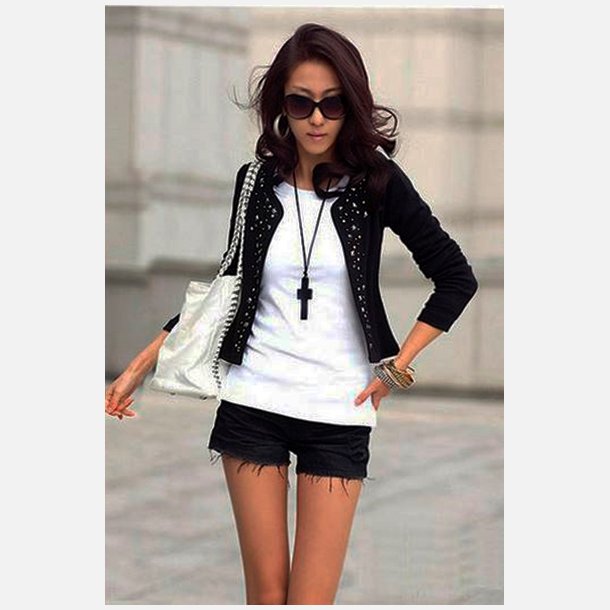 Klassisk Cardigan Sort